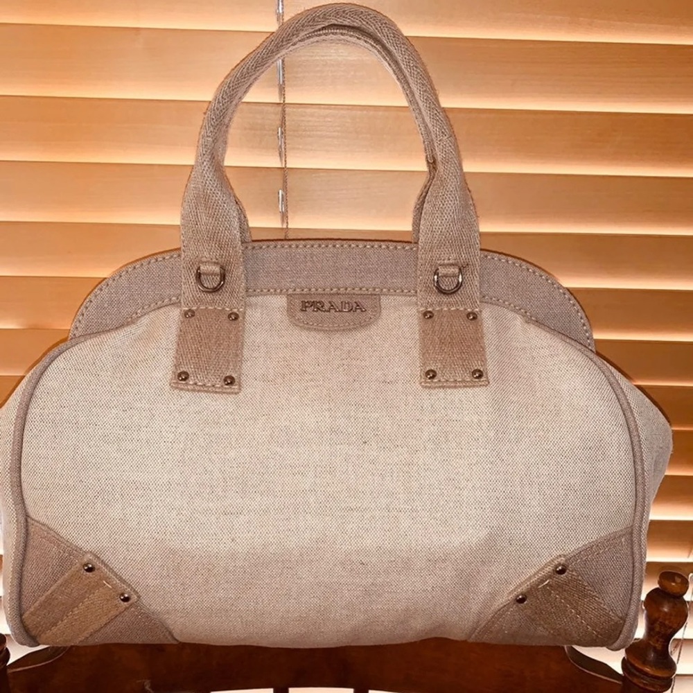 PRADA canvas bag